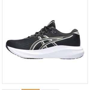 ASICS woman’s Black and White Athletic Shoes